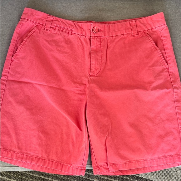GAP Pants - Gap boyfriend roll-up shorts size 10 in a soft red